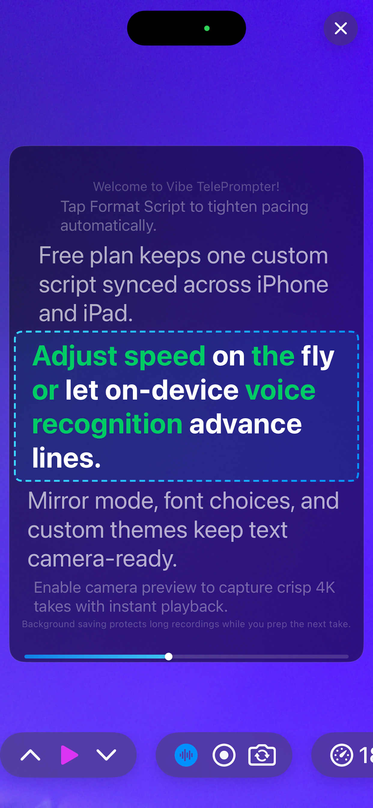 Teleprompter with AI: Smooth