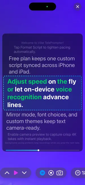 Teleprompter with AI: Smooth screenshot 3