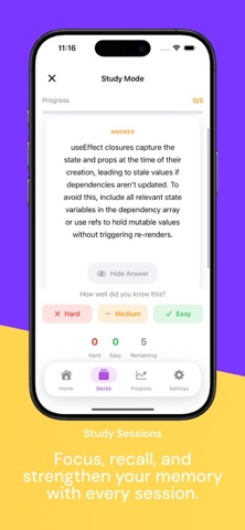 Remembify - AI Flashcards iPhone screenshot