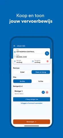 NMBS : Trein info & tickets iPhone screenshot 4
