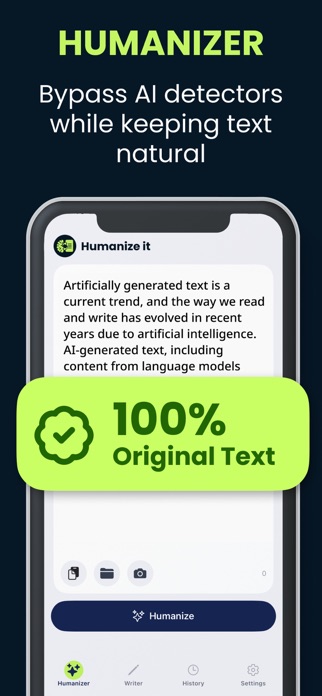 Humanize it - AI Humanizer Screenshot 2 of 7