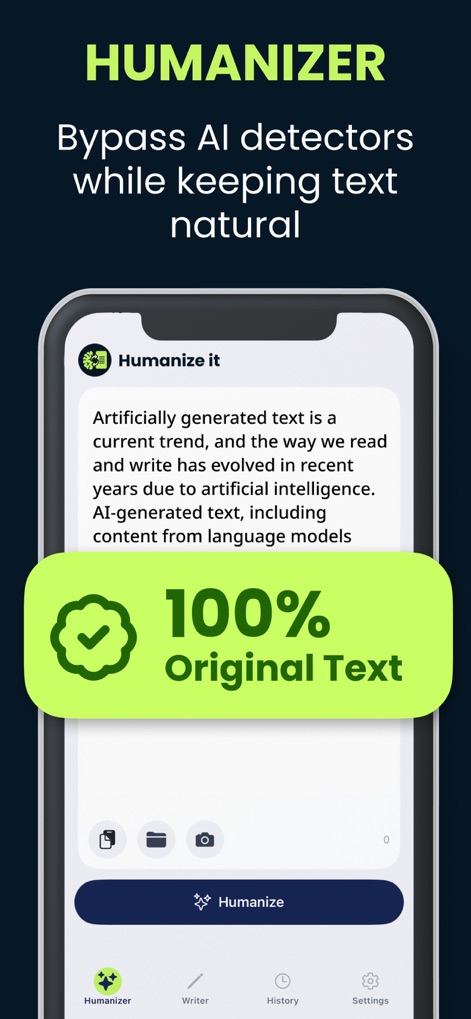 Humanize it - AI Humanizer - Productivity App | MWM