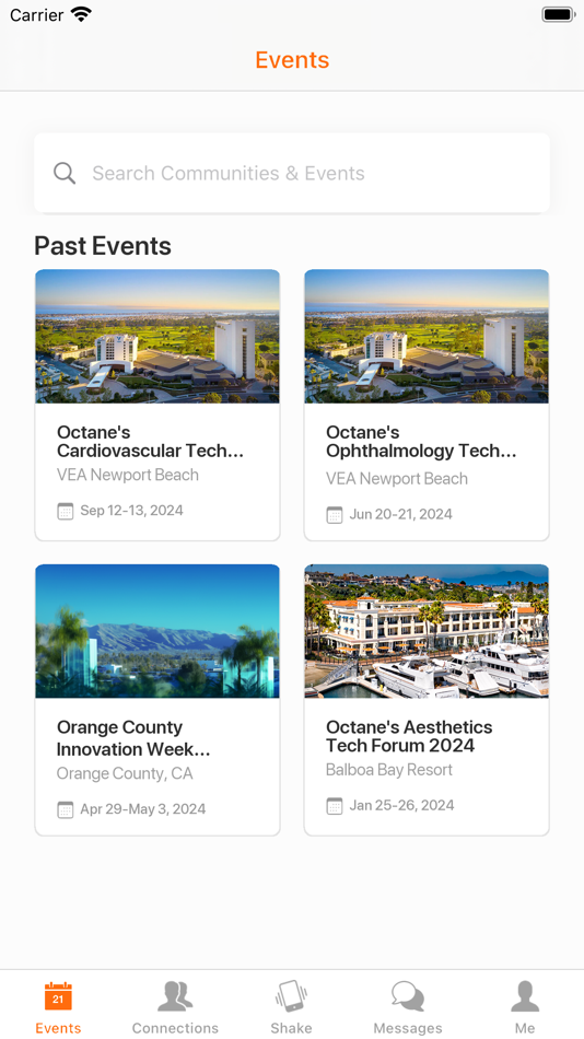 #2. Octane Signature Events (iOS) 由: Orange County Technology Action Network
