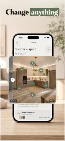 Roomzen: AI Interior Design iPhone screenshot