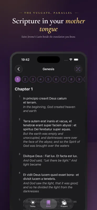 Verbum Dei Latin Bible+Prayer screenshot 4 of 6