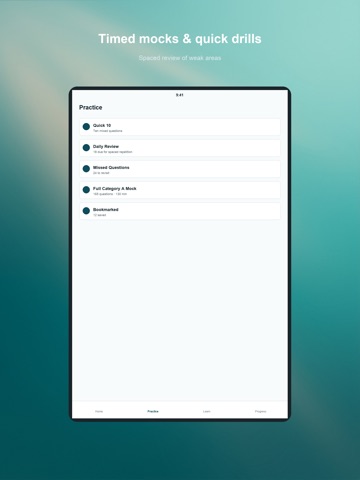 Asbestos Awareness Prep iPad screenshot