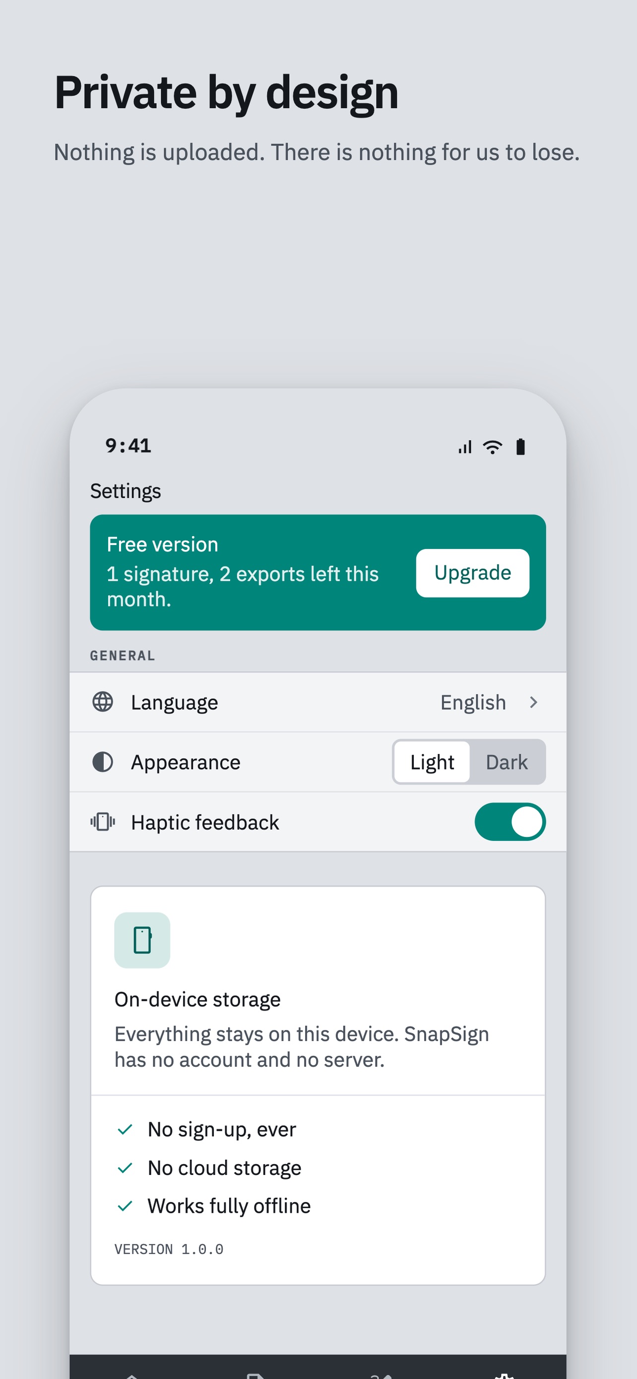 Screenshot 5 of SnapInk Signature App