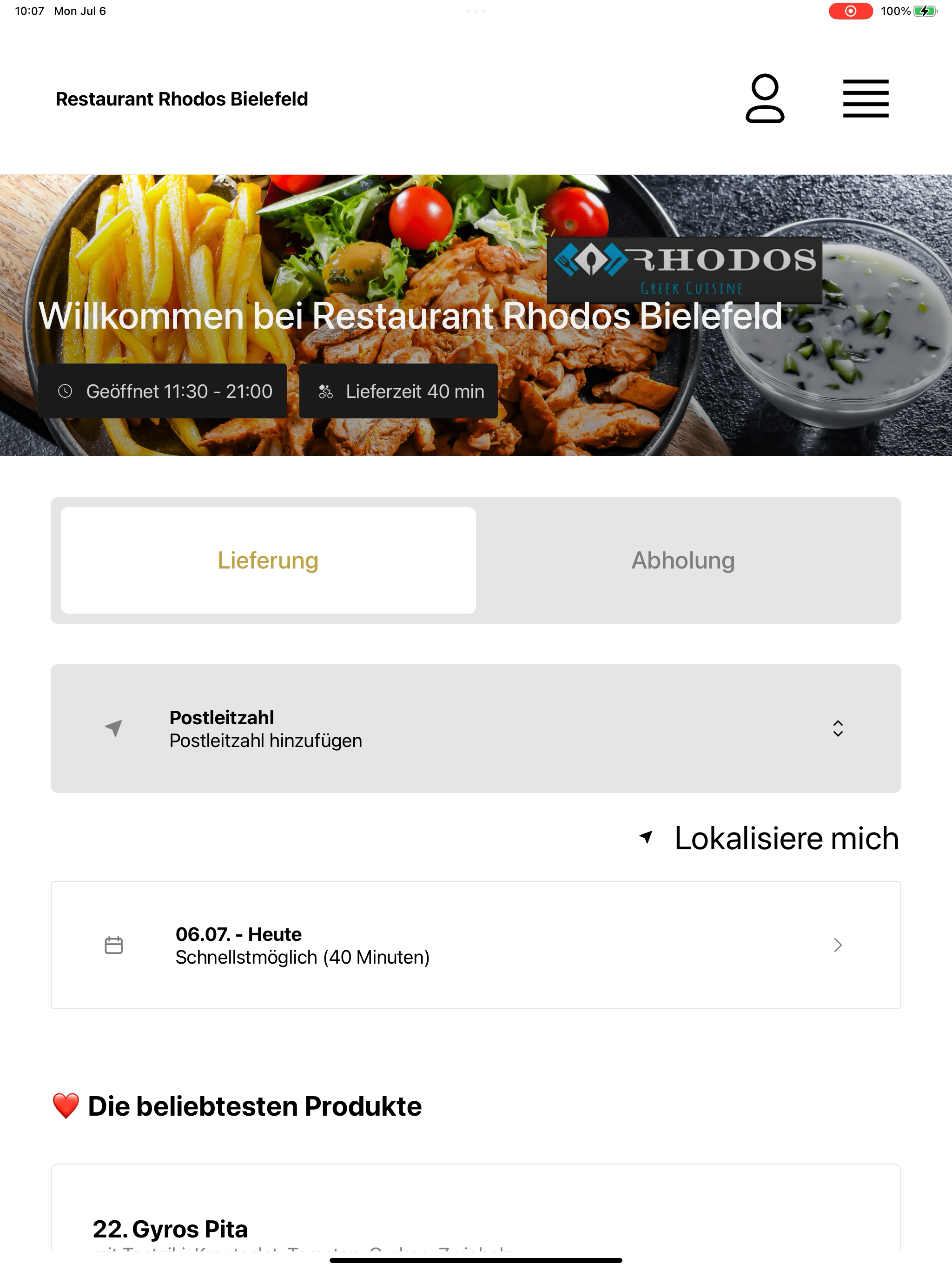 Restaurant Rhodos Bielefeld screenshot 14