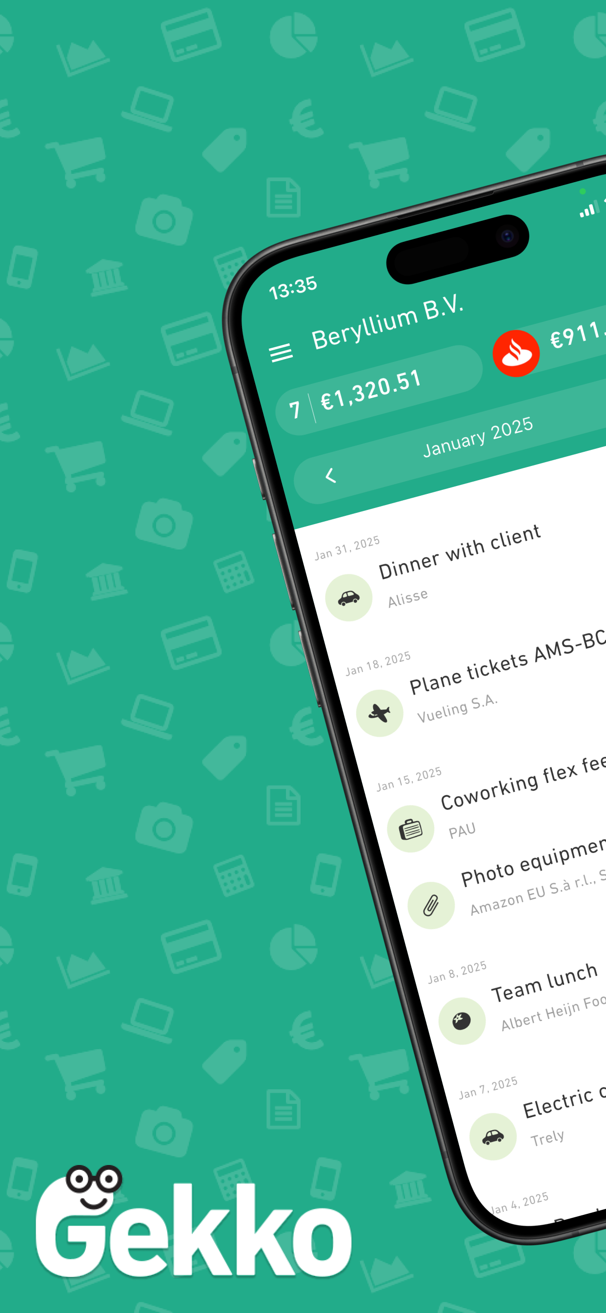 Gekko Costs - Receipt Scanner