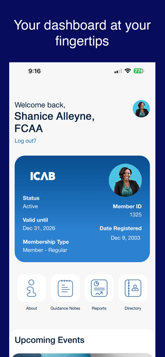 ICAB Mobile Screenshot 2 of 3