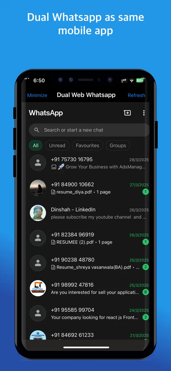 #2. WA Chat Backup Deleted Restore (iOS) بواسطة: Softnoesis