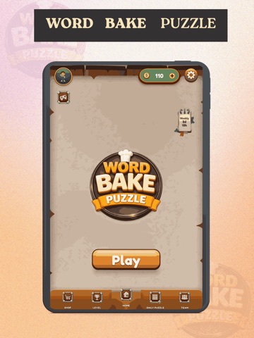 Word Bake: Crossword Game iPad screenshot