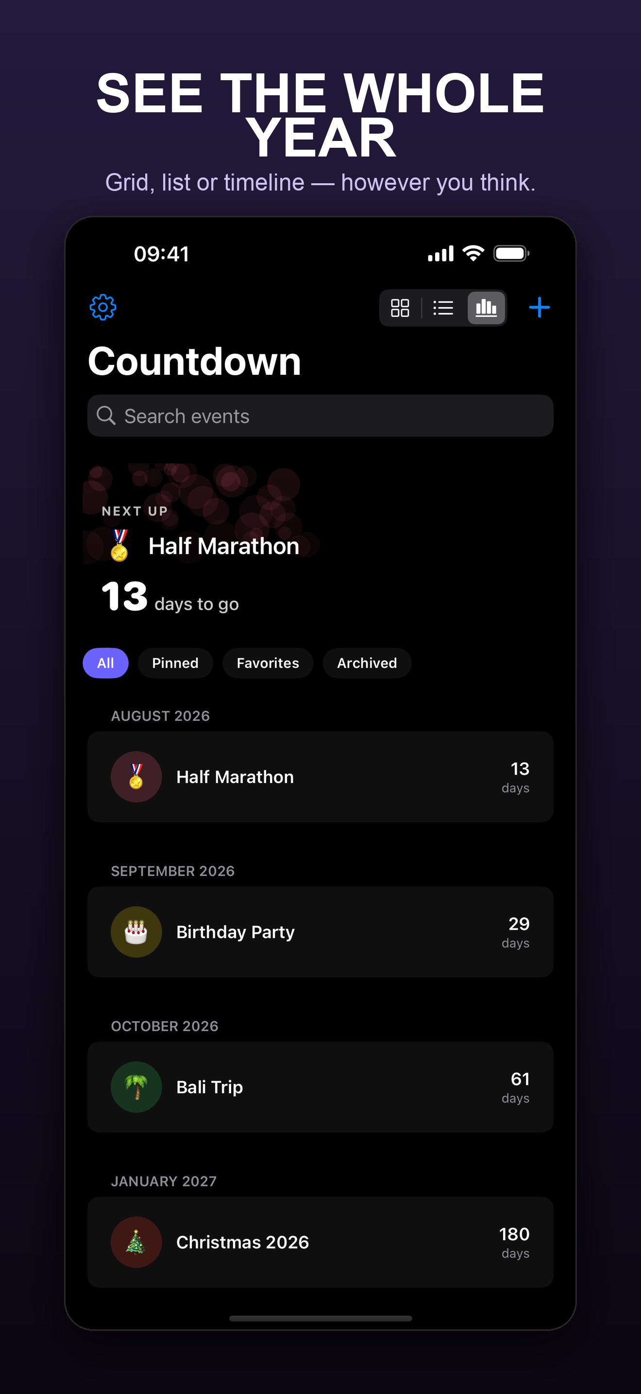Countdown: Days & Event Timer screenshot 4