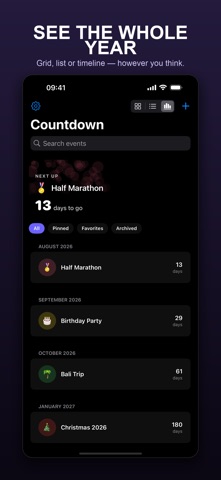 Countdown: Days & Event Timer Screenshot 4 of 5