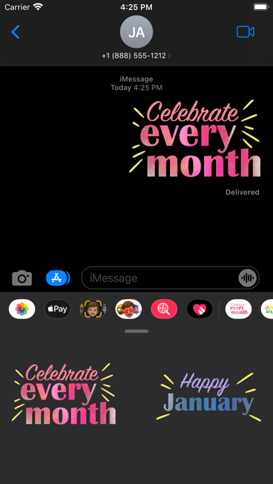 celebrate every month Screenshot
