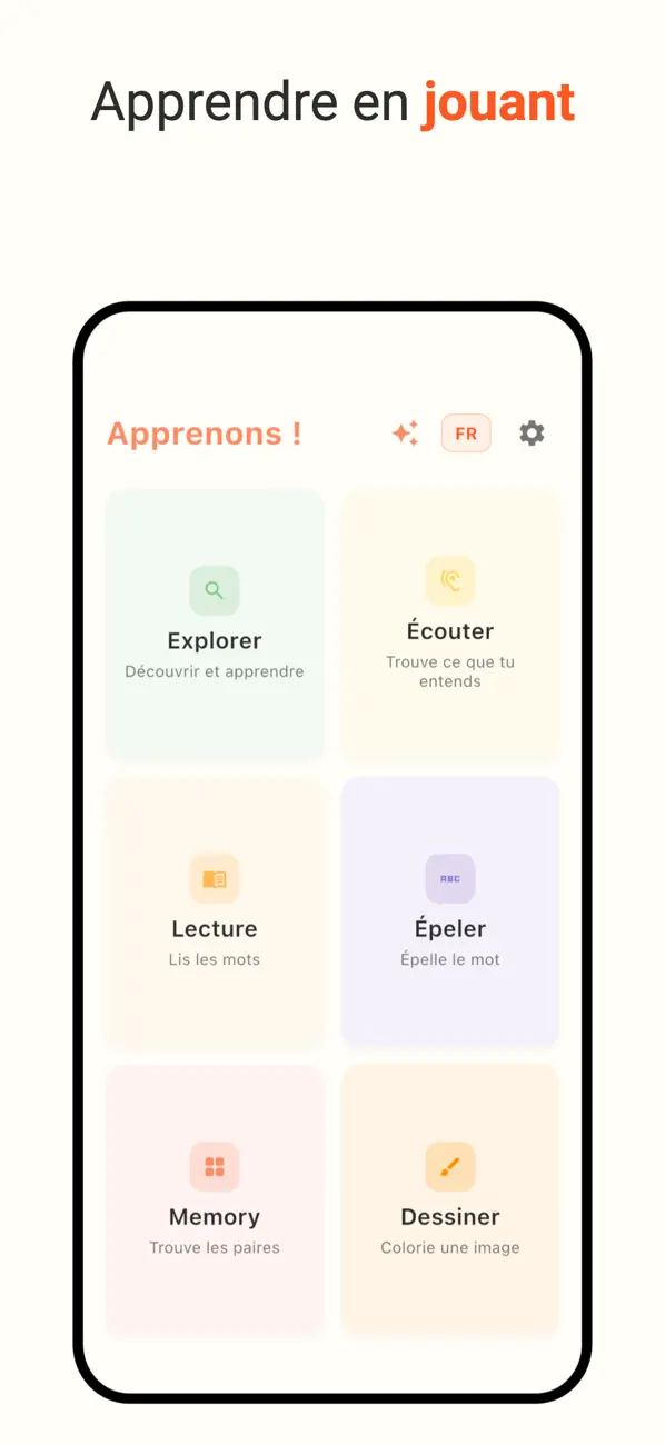 Screenshot #1 pour I'm Learning: Premiers Mots