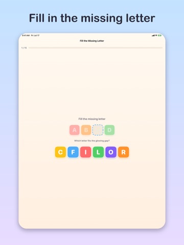 ABC Order for Kids iPad screenshot