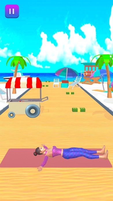 Yoga 3D Workout-FlexRun Screenshot