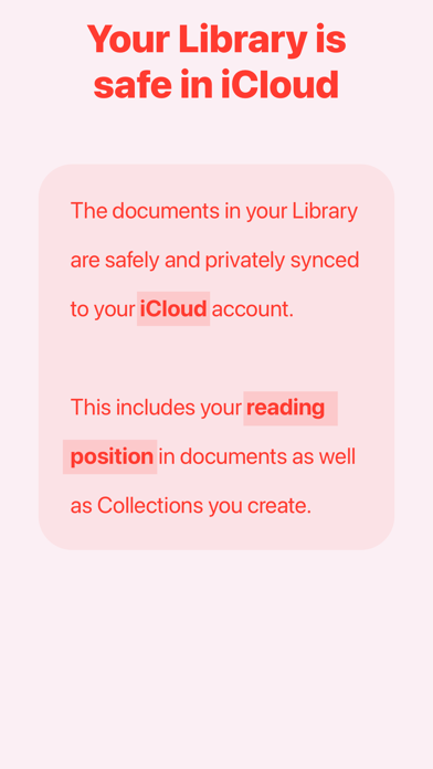 PDF Library eBook Reader Screenshot