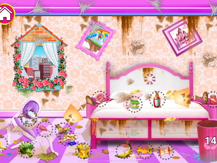 CleanUp City Clean House Game