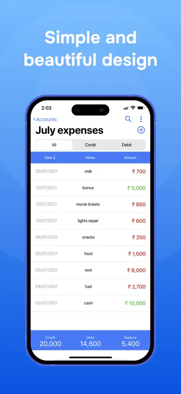 Account & Expense Manager screenshot 2 of 10