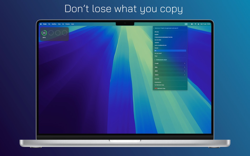 #1. Memento Copy (macOS) 由: Mario Matrone