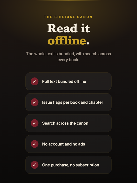 Decanon iPad screenshot