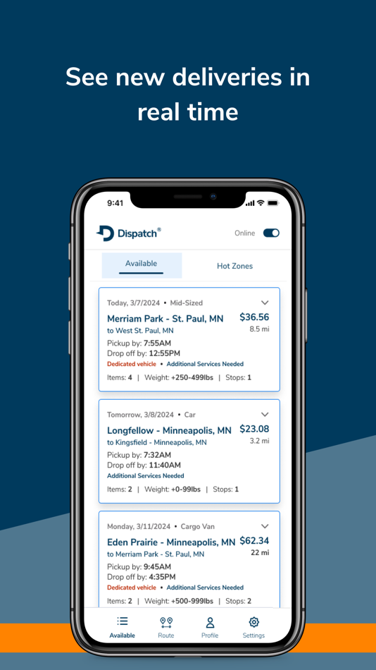 #2. Dispatch: Deliver More (iOS) 由: DispatchIt, Inc.