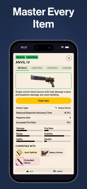 Speranza Tracker for ARC screenshot 1