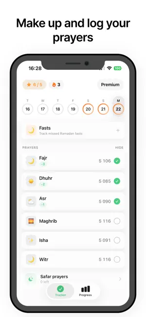 Qaza Tracker: Salah, Namaz screenshot 2