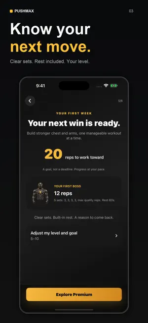 PushMax: Push-Up Counter screenshot 3