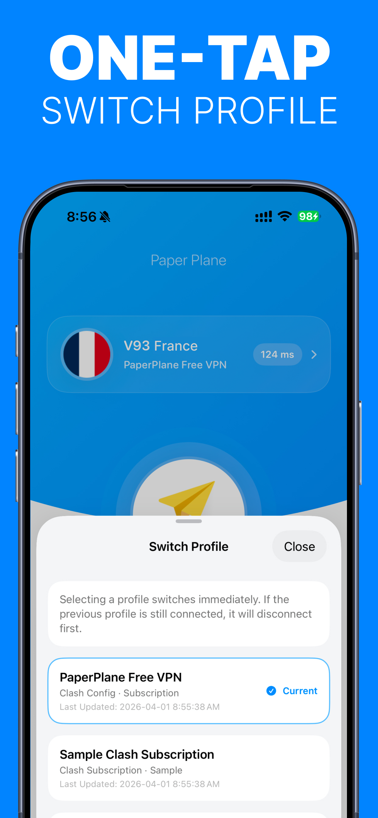 Paper Plane -Safety VPN