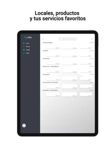 eZCars iPad screenshot