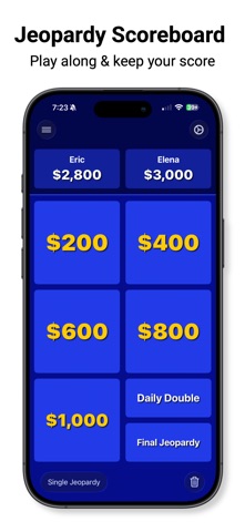 Score Tracker for Jeopardy! screenshot