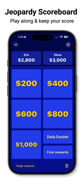 Score Tracker for Jeopardy! Screenshot 1 of 5
