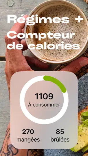 Capture d'écran de Régime: Manger Sain & Calories sur iPhone 1