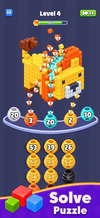 Cube Bee Puzzle screenshot 1