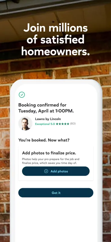 Thumbtack: Home Service Pros screenshot 7 of 7