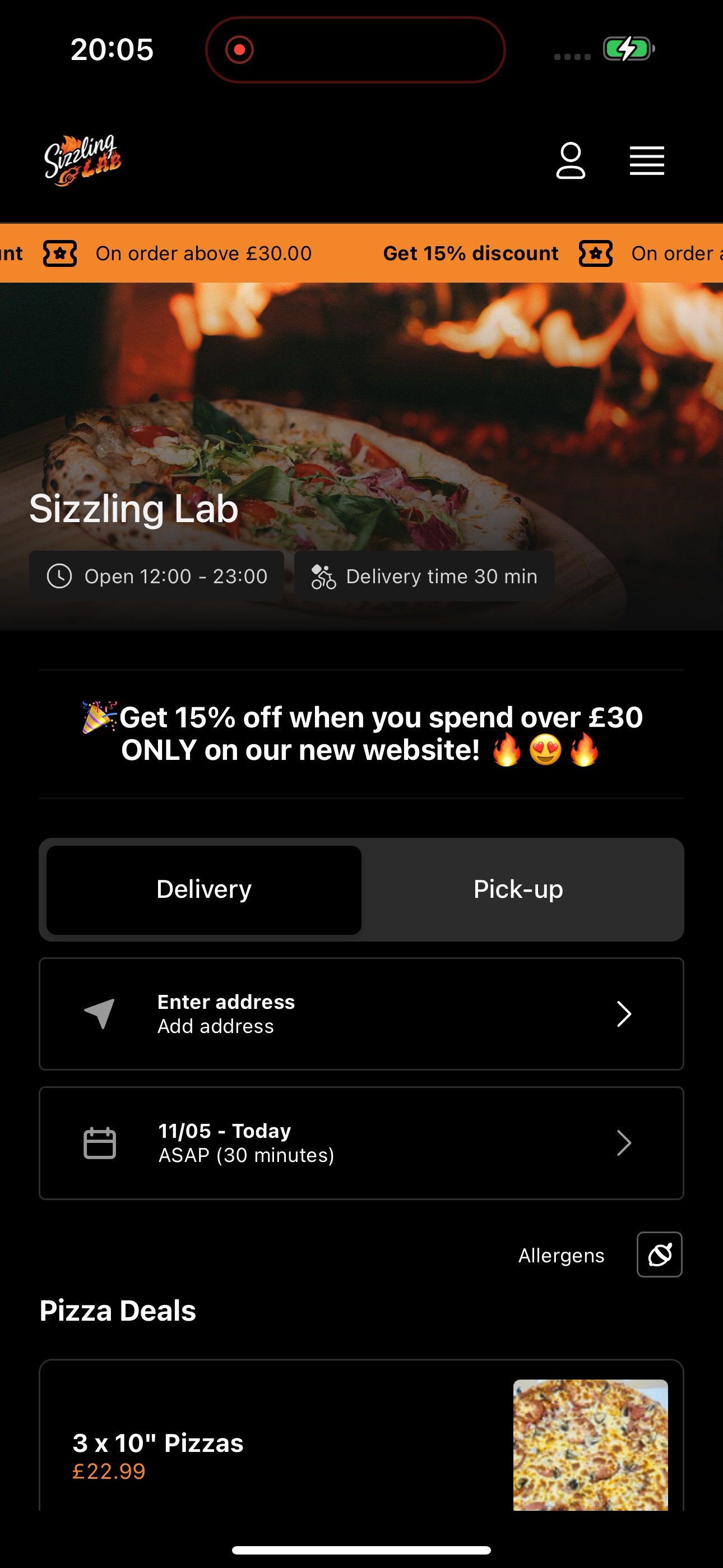 Sizzling Lab