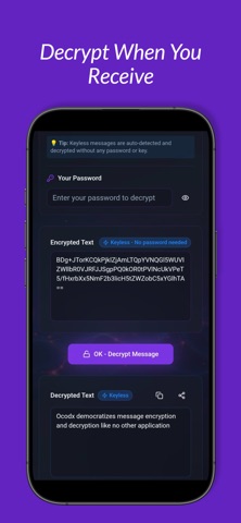 OcodX — Encrypt Text & Images screenshot
