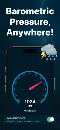 Screenshot von Barometerdruck Offline auf dem iPhone 1
