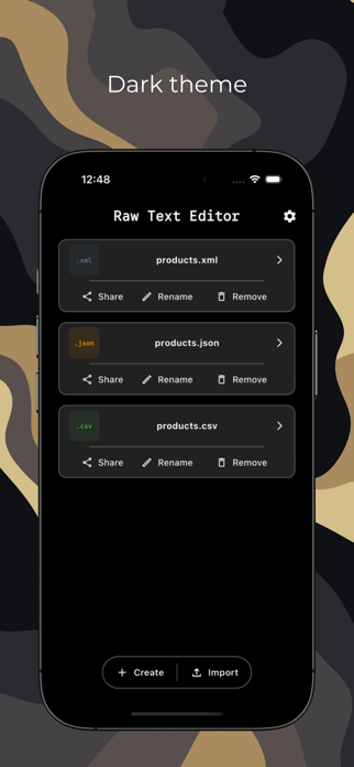 Raw Text Editor Screenshot 4 of 5