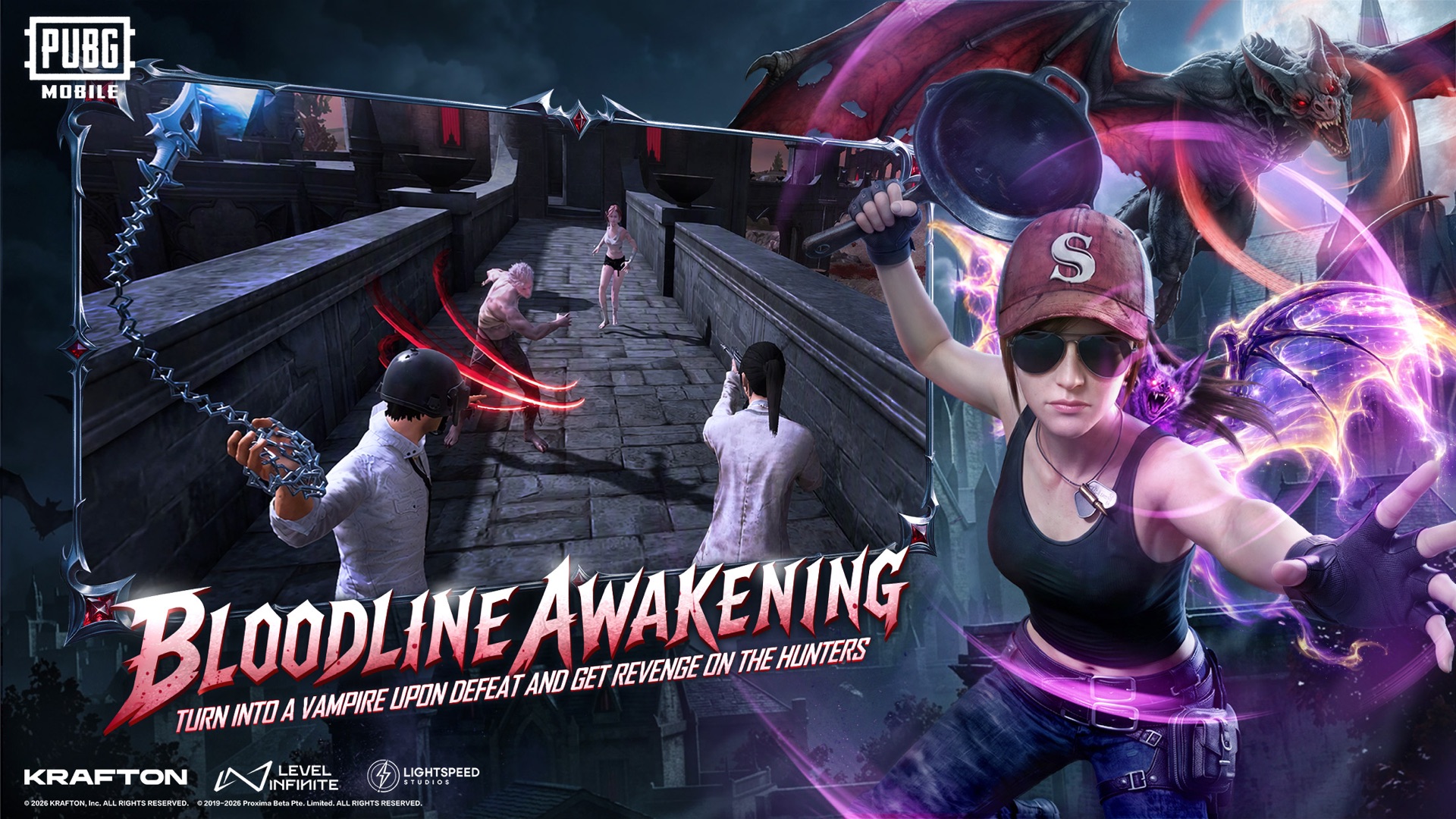Bloodline Awakening in PUBG Mobile 4.6 lets defeated players return as vampires