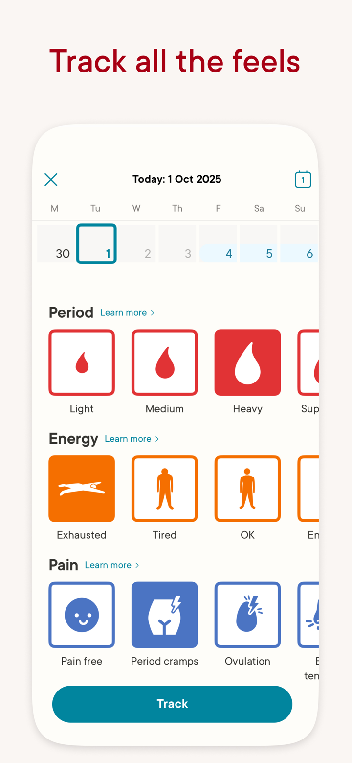 Clue Period & Cycle Tracker screenshot 3