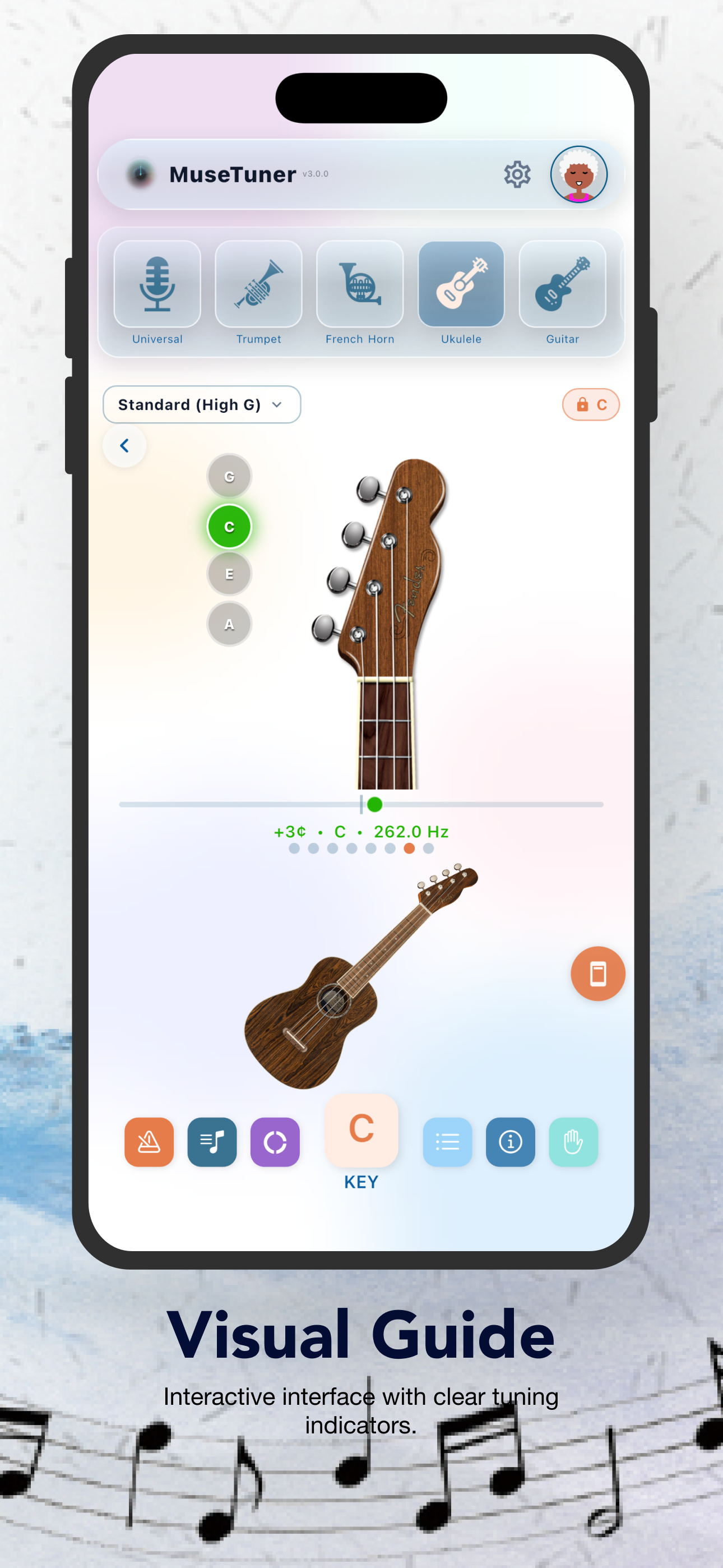 MuseTuner: Tuner & Music Tools screenshot 4
