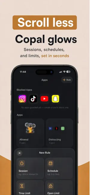 Screen Time Blocker - Copal screenshot 3