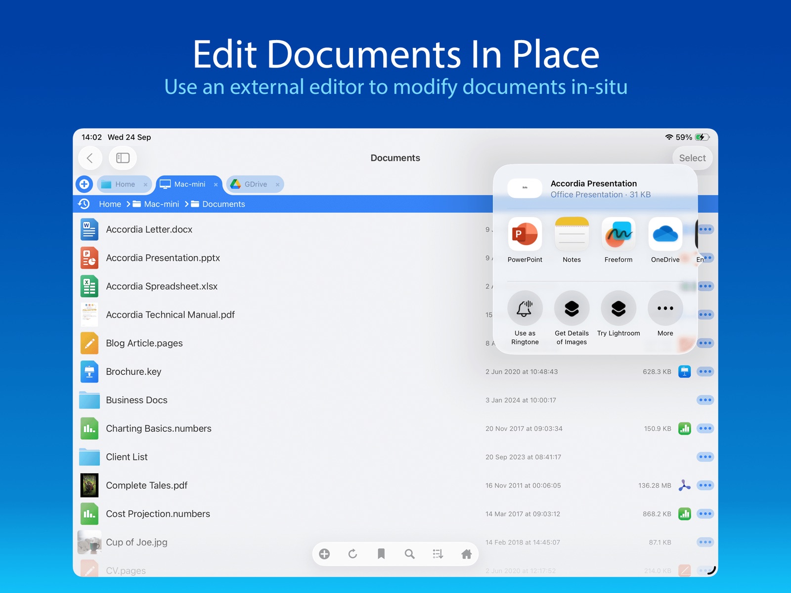 FileBrowser: Documents Manager ipad screenshot 4