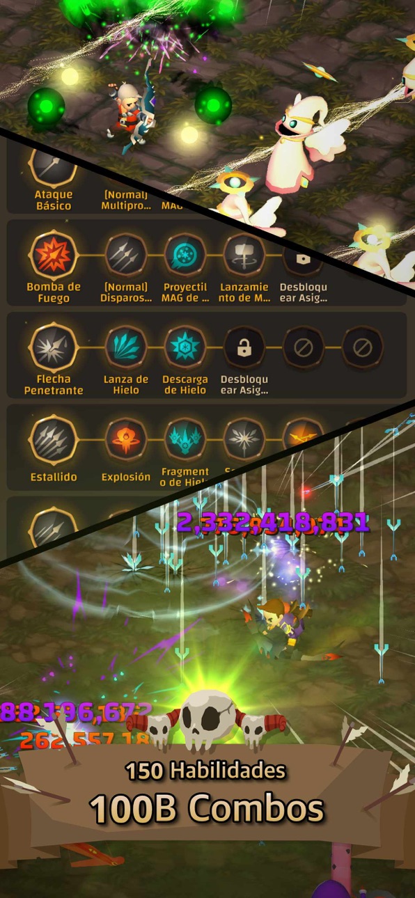 Super Arrow AFK: Skill Combos iOS Mod IPA screenshot 1 - iOS game interface