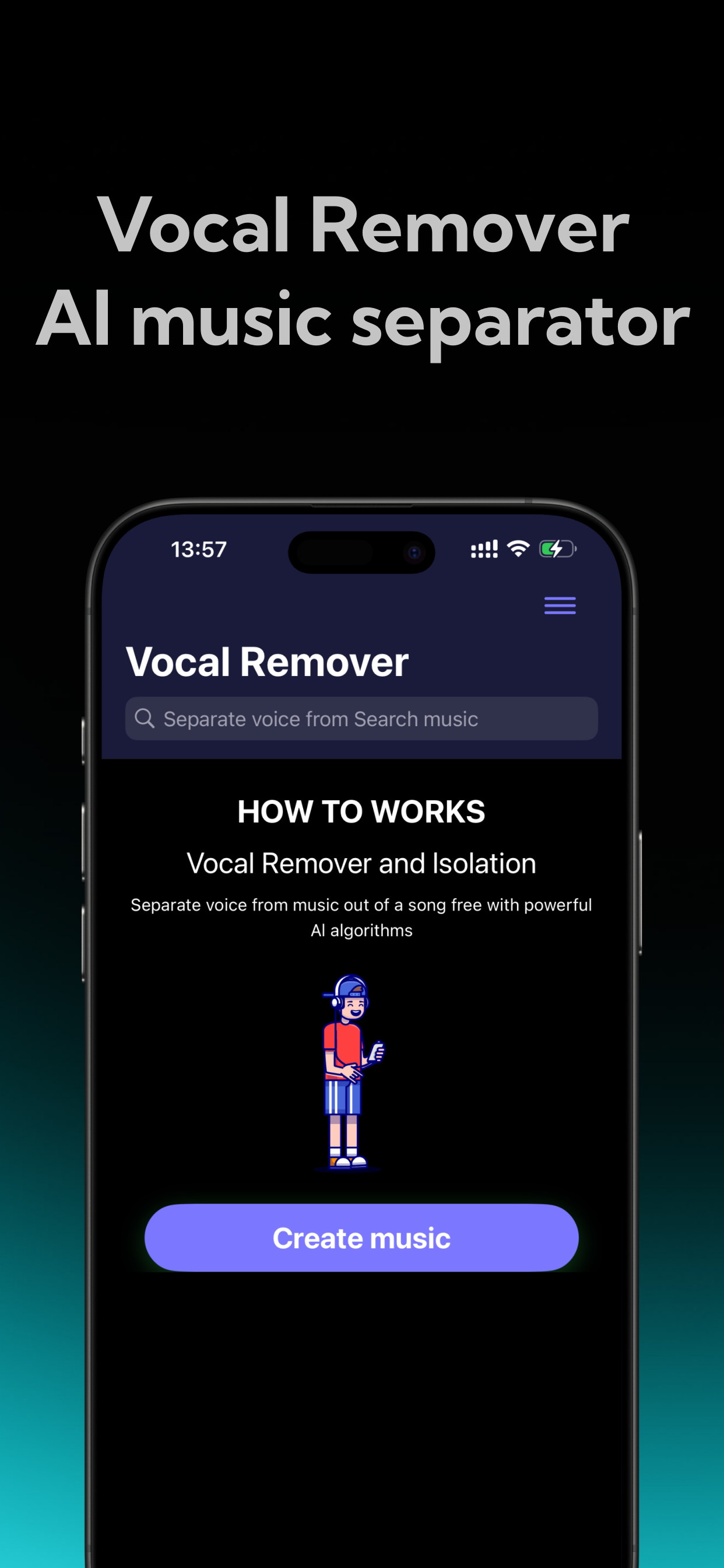 Vocal Remover:AI audio tool