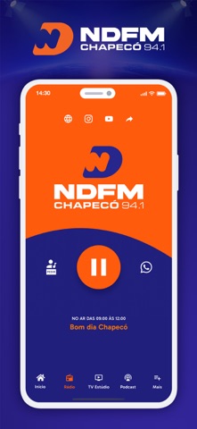 NDFM Chapecó iPhone screenshot